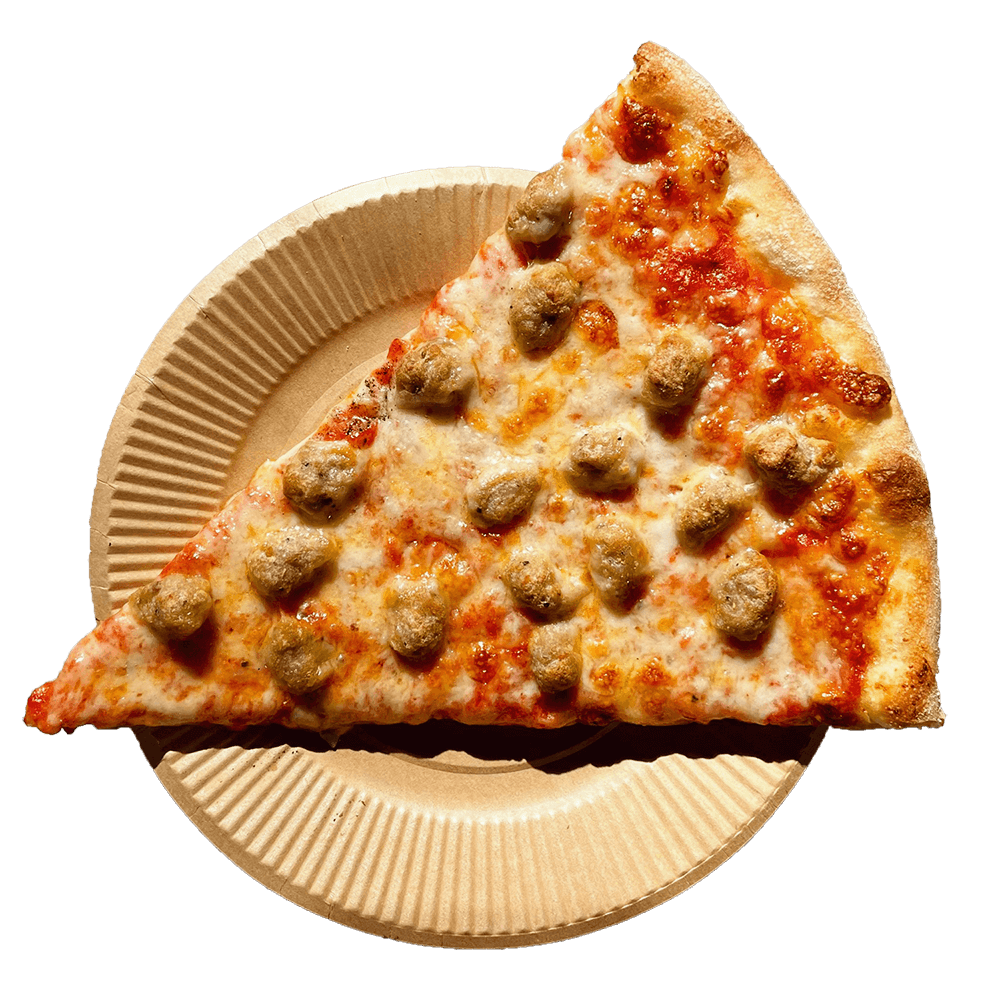 イタリアンソーセージピザ NYスタイルピザ